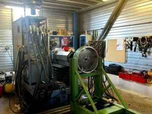 banc d'essai pour les boites de vitesses