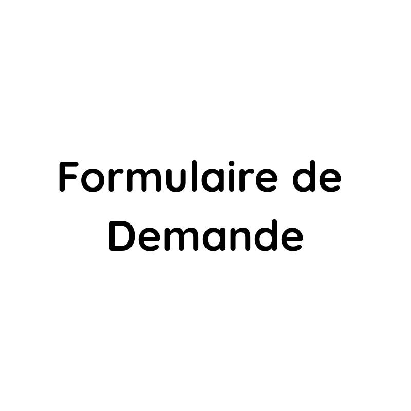 Formulaire de demande