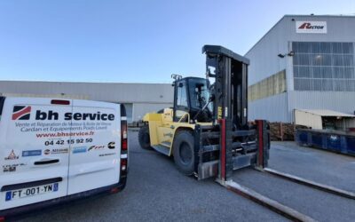 Un chariot élévateur en panne ? BH Service intervient sans délai.