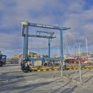 Intervention sur un portique Roulev équipé d'un moteur cummins QSB 3.3