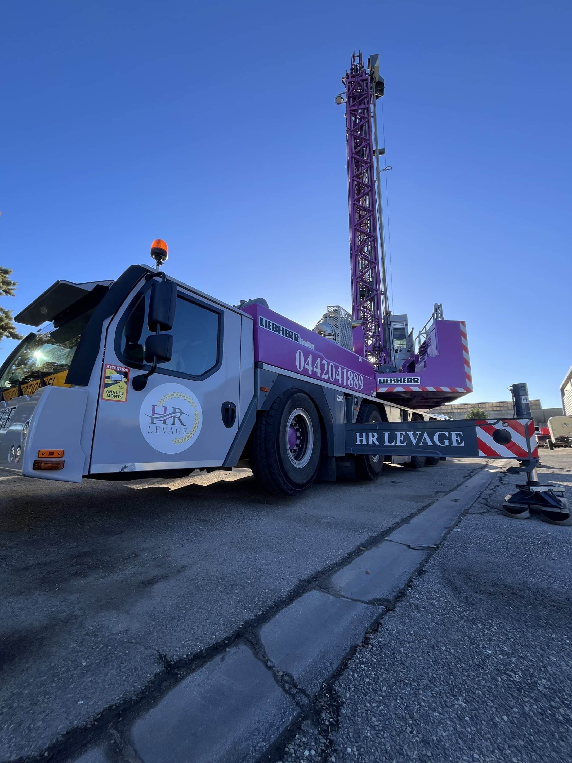 Intervention EGR sur une grue mobile liebherr