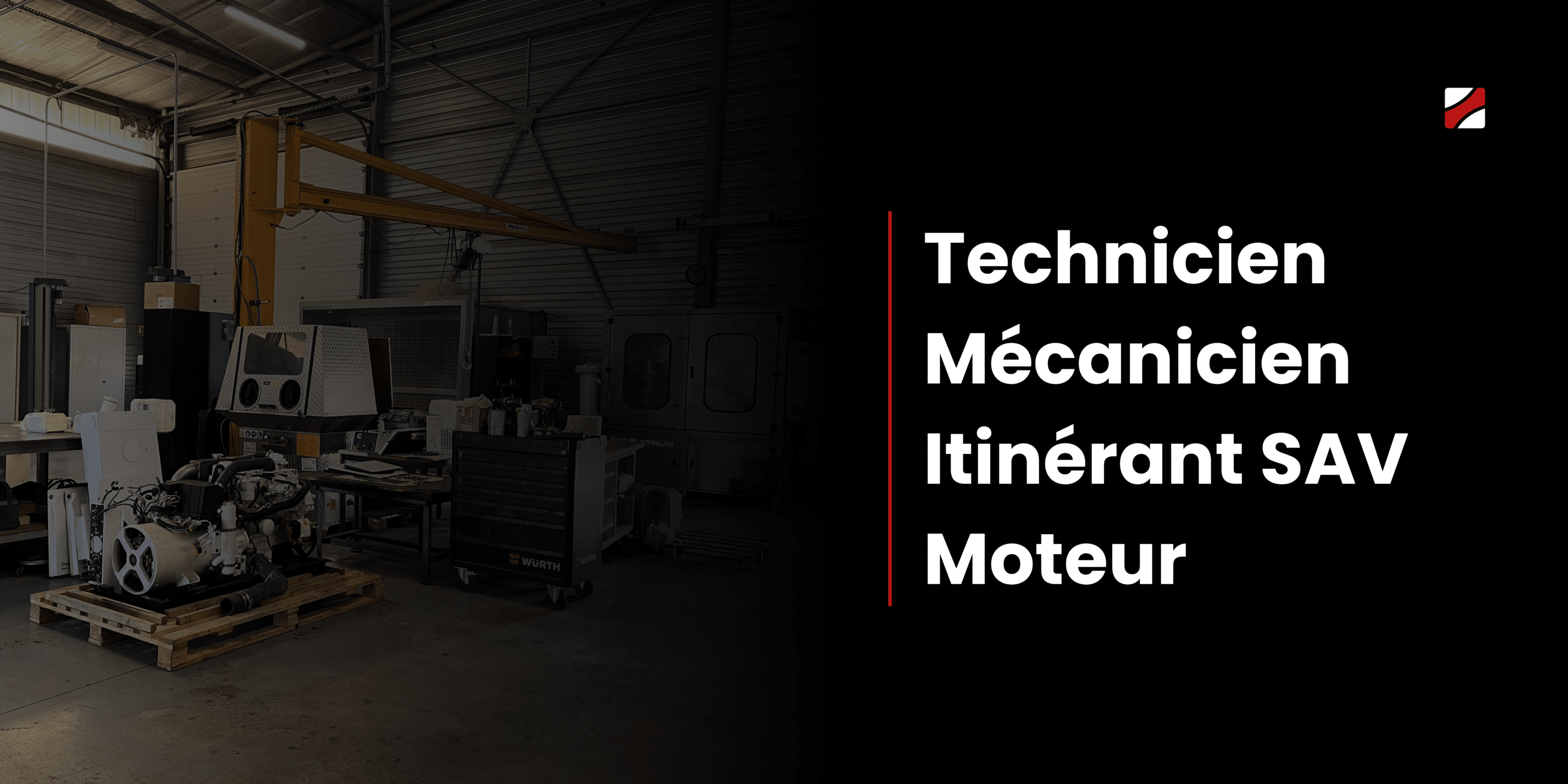 Technicien mécanicien itinérant SAV moteur